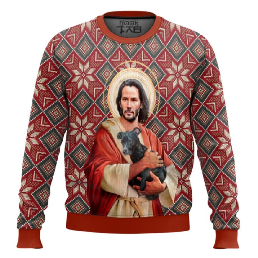 John Wick Funny Christmas Ugly Sweater John Wick Funny Christmas Ugly Sweater
