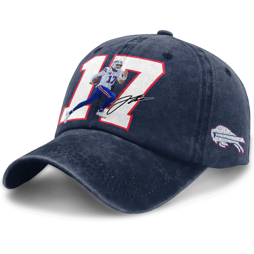 Josh Allen Bills Signature Washed Cap Josh Allen Bills Signature Washed Cap