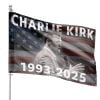 Justice For Charlie Kirk 1993-2025 Flag