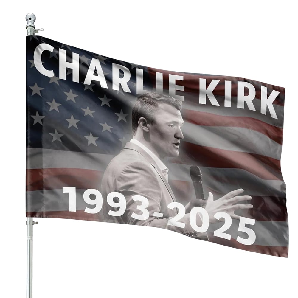 Justice For Charlie Kirk 1993 2025 Flag Justice For Charlie Kirk 1993-2025 Flag