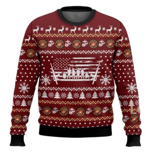 US Marine Corps Ugly Christmas Sweater