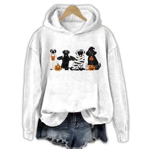Black Labrador Halloween Hoodie1
