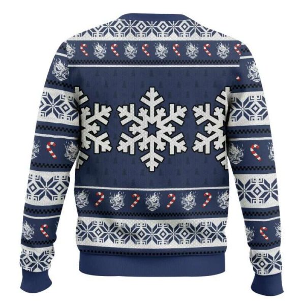 Keanu Reeves Cyberpunk 2077 Christmas Ugly Sweater