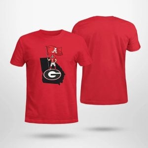 Alabama Plant on the Flag Bulldogs Shirt 2