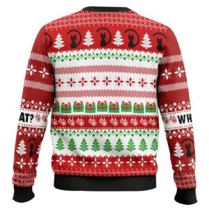 What Black Cat Ugly Christmas Sweater1