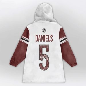 Captain Daniels 5 Washington Football Unisex Blanket Hoodie2