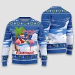 Let's Jingle And Flamingke Ugly Christmas Sweater