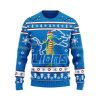 Lions Funny Grnch Ugly Christmas Sweater