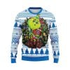 Lions Grnch Hug Ugly Christmas Sweater