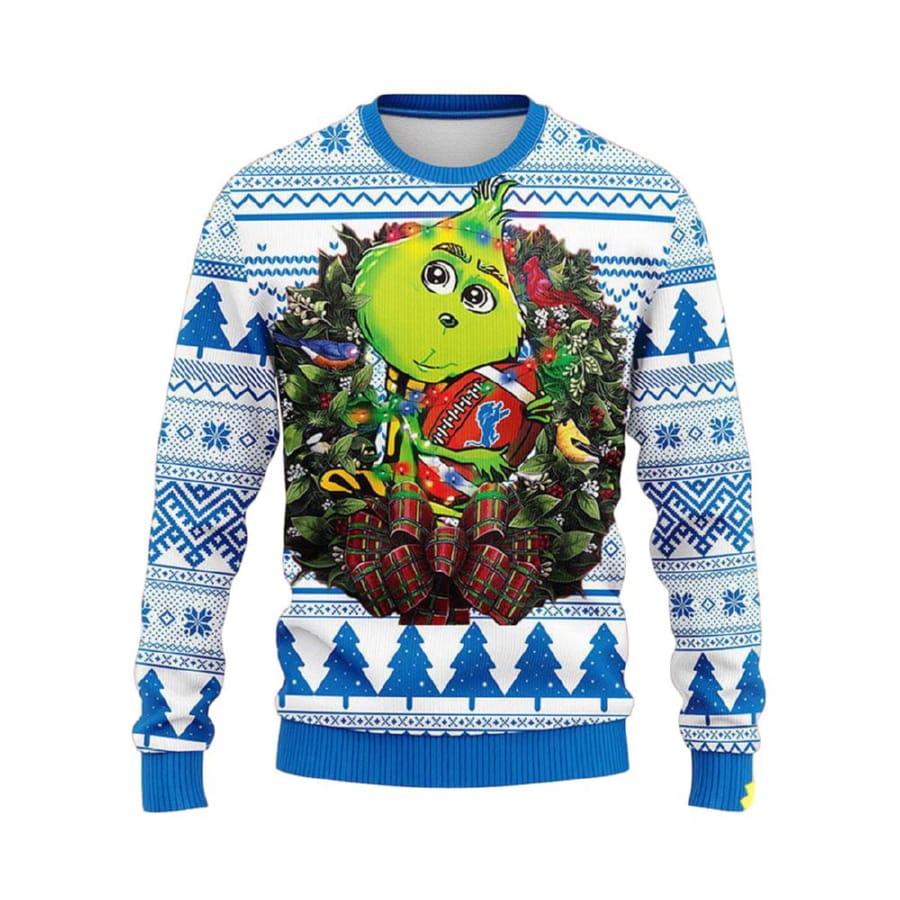 Lions Grnch Hug Ugly Christmas Sweater Lions Grnch Hug Ugly Christmas Sweater