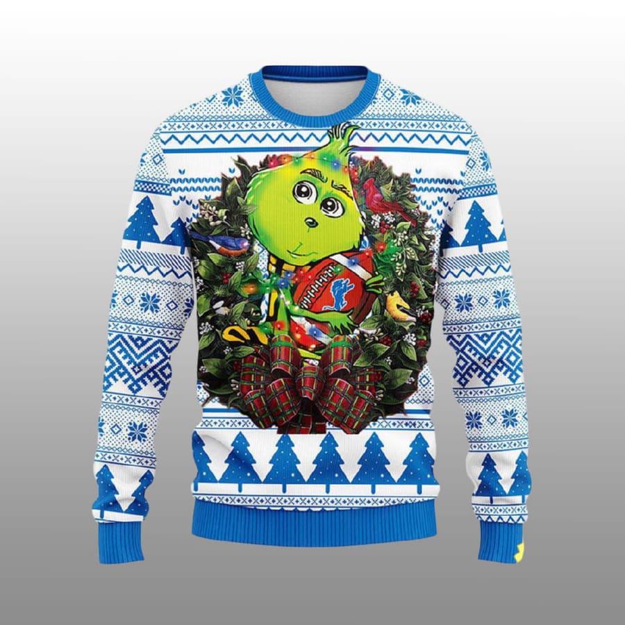 Lions Grnch Hug Ugly Christmas Sweater Lions Grnch Hug Ugly Christmas Sweater