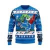 Lions The Hand Of Grnch Ugly Christmas Sweater