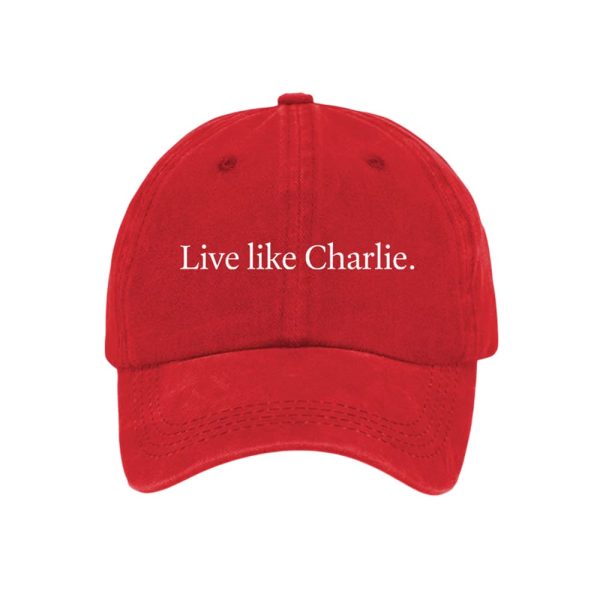 Live Like Charlie Red Hat