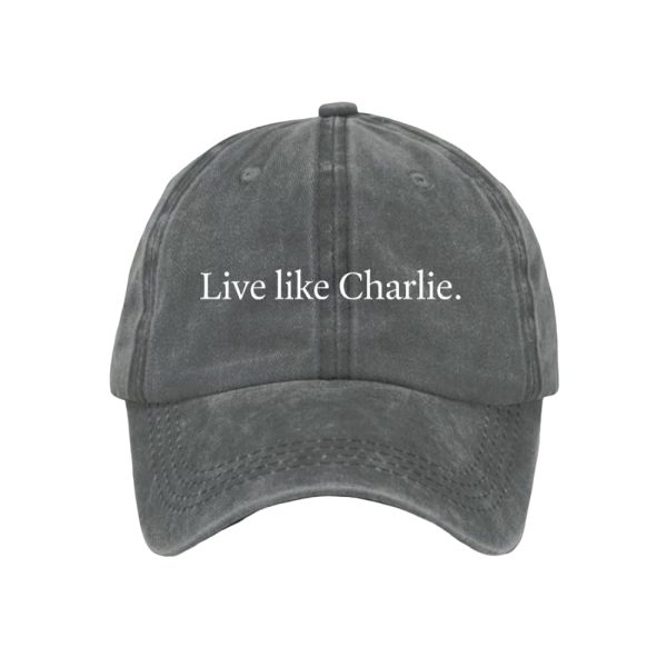 Live Like Charlie Red Hat