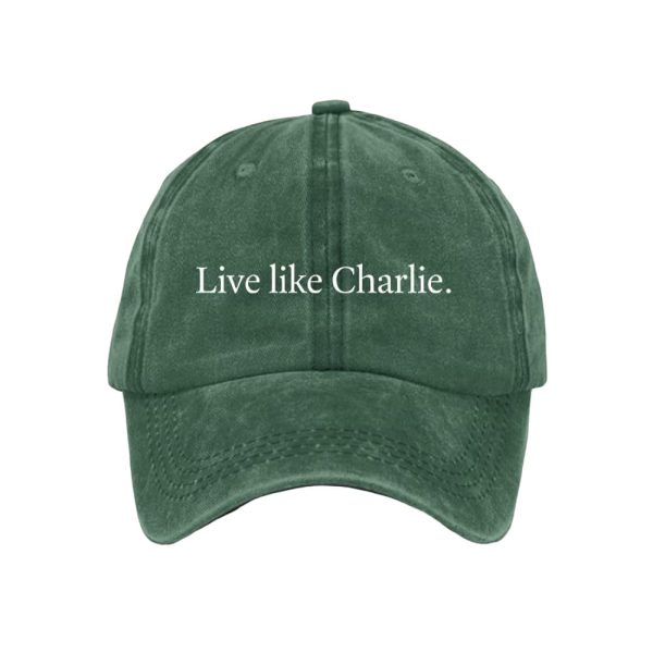 Live Like Charlie Red Hat