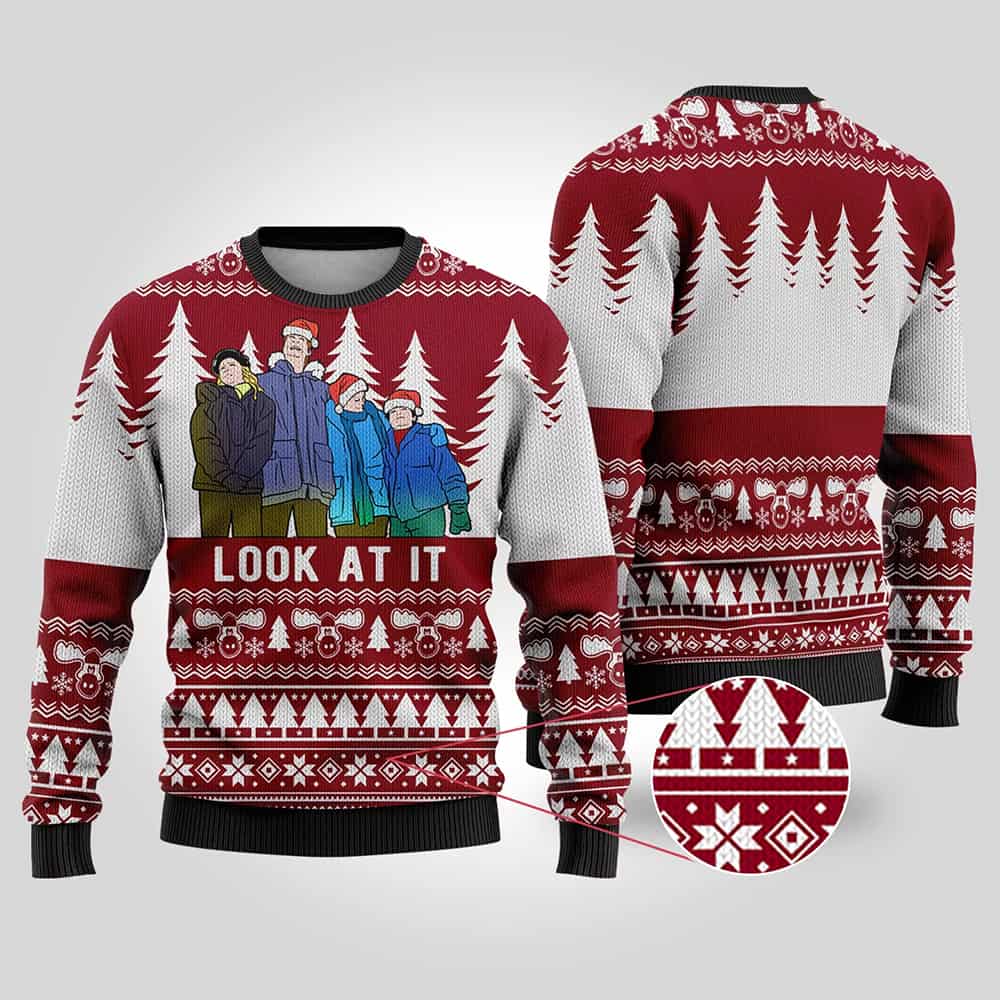 Look At It Clark National Lampoon Christmas Ugly Sweater Look At It Clark National Lampoon Christmas Ugly Sweater