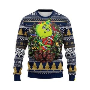 Rams Grnch Hug Ugly Christmas Sweater