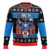 MACHO MERICA Macho Man Ugly Christmas Sweater