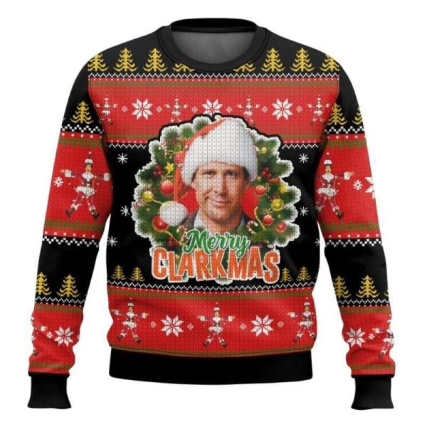 MERRY CLARKMAS Clark Griswold National Lampoon’s Christmas Vacation Ugly Sweater