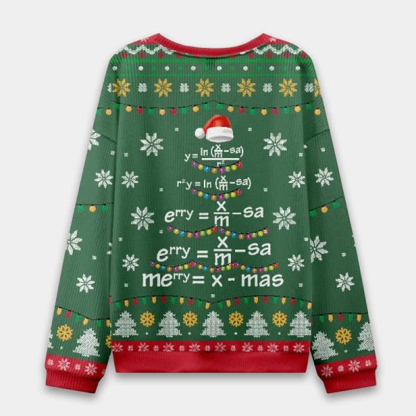 Math Merry Xmas Tree Ugly Christmas Sweater