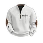 Men's It Is Finished Cross Printed Casual Top