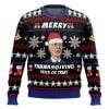 Merry Thanksgiving Biden Ugly Christmas Sweater