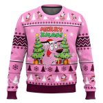 Merry Xmas Courage The Cowardly Dog Ugly Christmas Sweater
