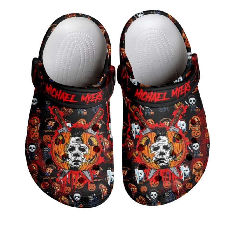 Michael Myers x Halloween Crocs Crocband Clogs Michael Myers x Halloween Crocs Crocband Clogs