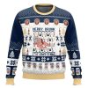 Miller Lite Santa Drunk Ugly Christmas Sweater