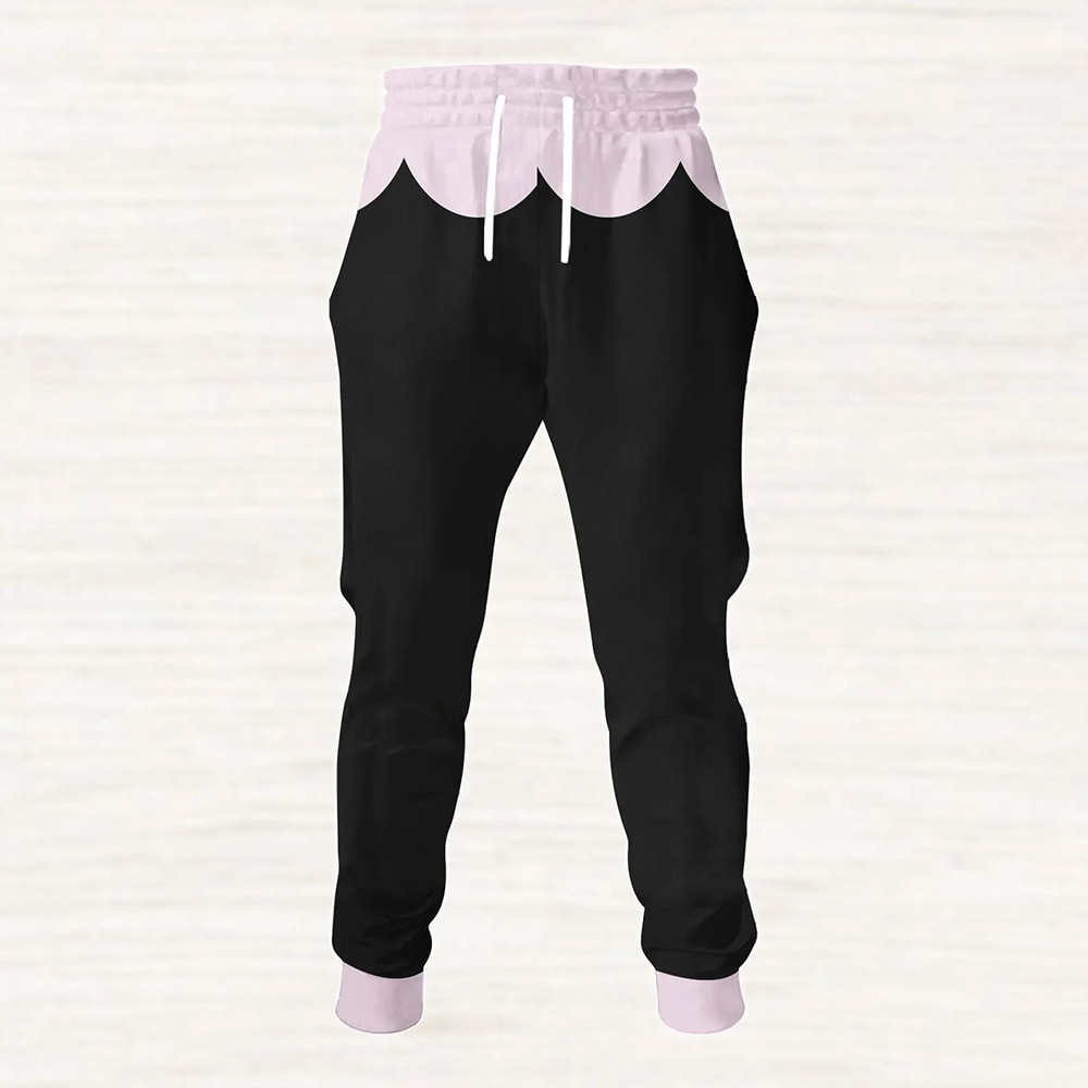 Minnie Mouse Pink Polka Dot Cosplay Hoodies Joggers Minnie Mouse Pink Polka Dot Cosplay Hoodies Joggers