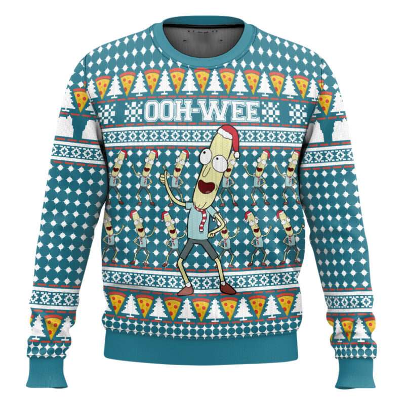 Mr Poopybutthole Ohh Wee Rick n Morty Ugly Christmas Sweater Mr Poopybutthole Ohh Wee Rick n Morty Ugly Christmas Sweater