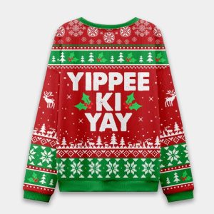 Yippee Ki Yay Ugly Christmas Sweater 2