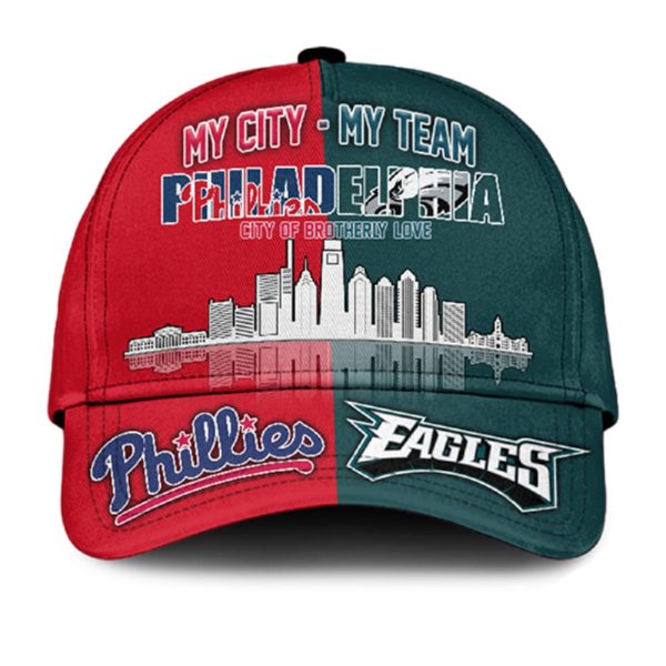 My City My Team Philadelphia Phillies x Philadelphia Eagles Cap