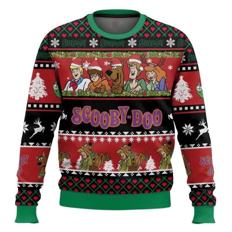 Mystery Inc Christmas Scooby Doo Ugly Christmas Sweater Mystery Inc Christmas Scooby Doo Ugly Christmas Sweater