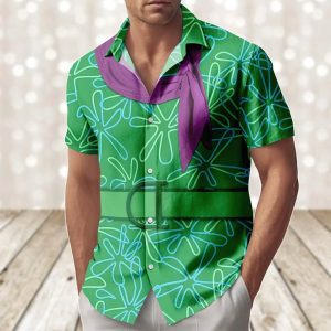 Disgust Inside Out 2 Characters Cosplay Hawaiian Shirt3