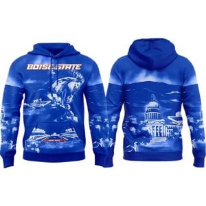 Boise State Football The Blue And The State Of Idaho 2025 Hoodie