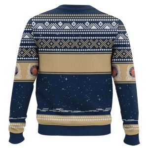 Miller Lite Bulldog Ugly Christmas Sweater1
