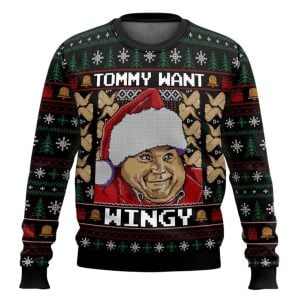 Ho Ho Holy Schnikes Chris Farley Ugly Christmas Sweater