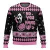 No You Hang Up Ghostface Ugly Christmas Sweater