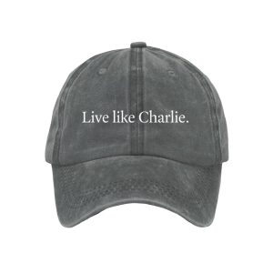 Live Like Charlie Red Hat2