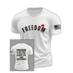 Charlie Kirk Freedom Is Not Free Bloody Shirt