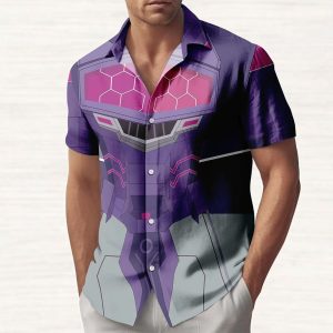 Transformers Shockwave Halloween 2025 Costume Button Shirt3