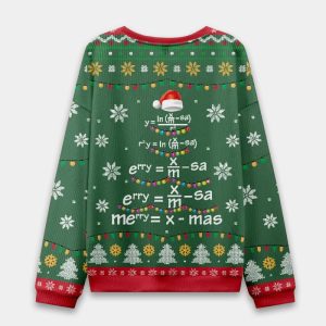Math Merry Xmas Tree Ugly Christmas Sweater 2