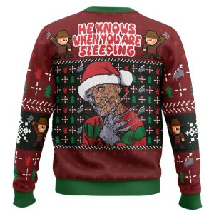 Freddy Krueger Horror Ugly Christmas Sweater1