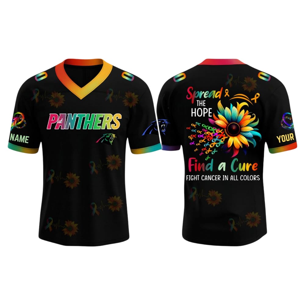 Panthers Fight Cancer In All Color Jersey 2025 Panthers Fight Cancer In All Color Jersey 2025