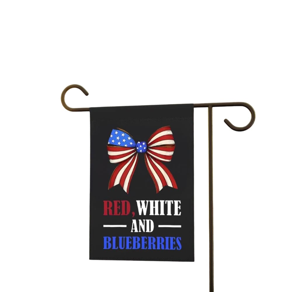 Patriotic Bow American Red White and Blueberries Flag Patriotic Bow American Red White and Blueberries Flag