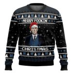Peaky Blinders Merry Fookin' Christmas Ugly Sweater