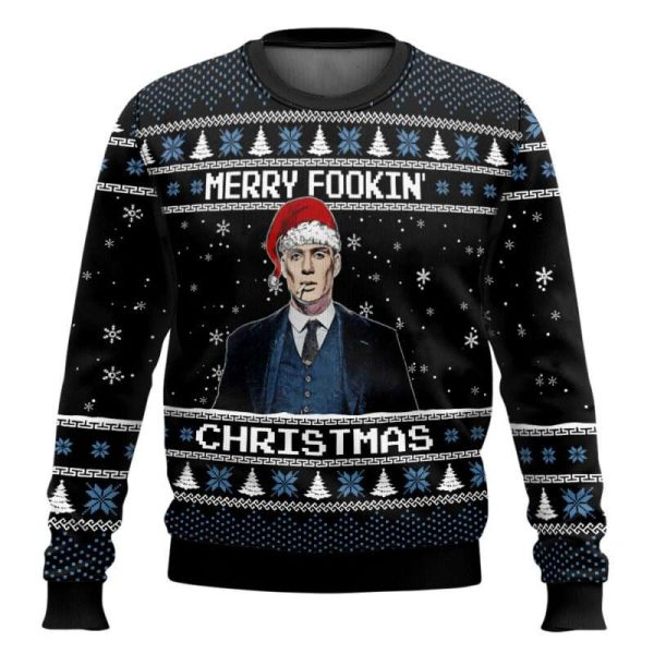 Peaky Blinders Merry Fookin’ Christmas Ugly Sweater