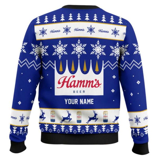 Personalized Hamm’s Beer Ugly Christmas Sweater