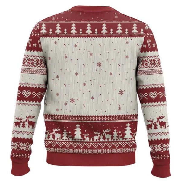 Pesto and Moo Deng Friendship Ugly Christmas Sweater